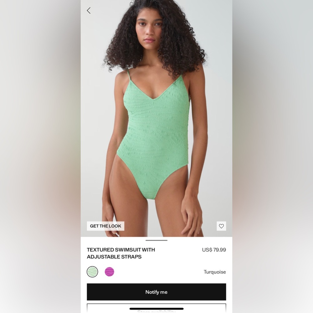 One piece swim suit